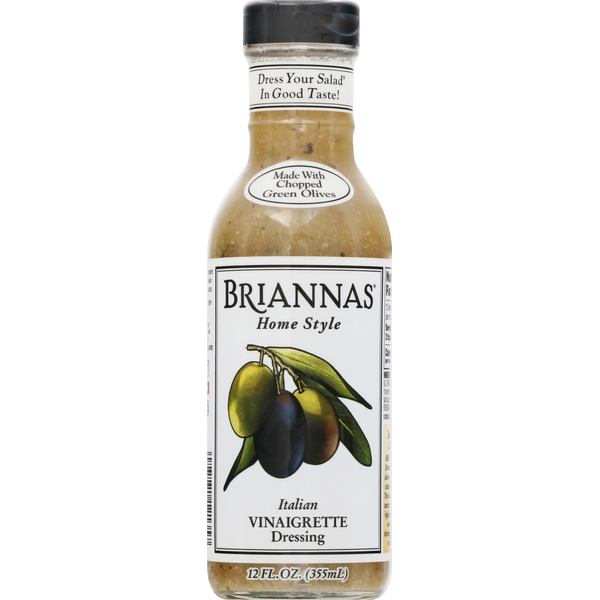 Salad Dressing & Toppings BRIANNAS Dressing, Vinaigrette, Italian, Home Style hero