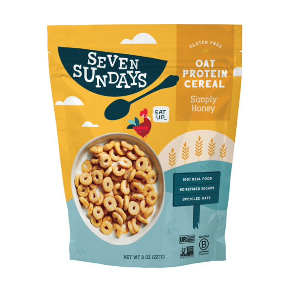 Seven Sundays Oat Protein Cereal, Simply Honey hero