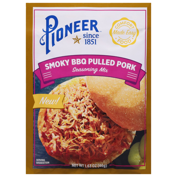 Spices & Seasonings Pioneer Seasoning Mix, Smoky BBQ Pulled Pork hero