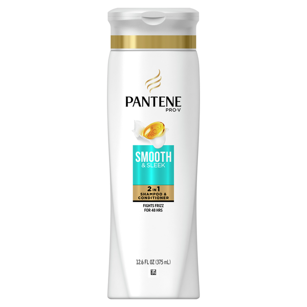 Hair Care Pantene Pro-V Smooth & Sleek 2 in 1 Shampoo & Conditioner hero