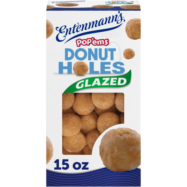 Cookies & Cakes Entenmann's Pop'ems, Glazed Donut Holes hero