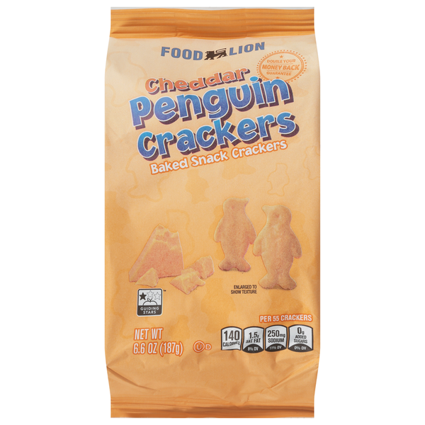 Crackers Food Lion Penguin Crackers, Cheddar hero