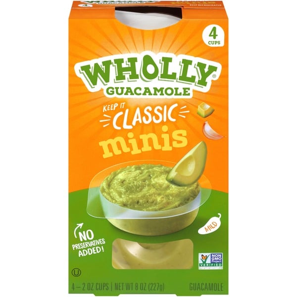 Fresh Dips & Tapenades Wholly Guacamole, Classic, Mild, Minis hero