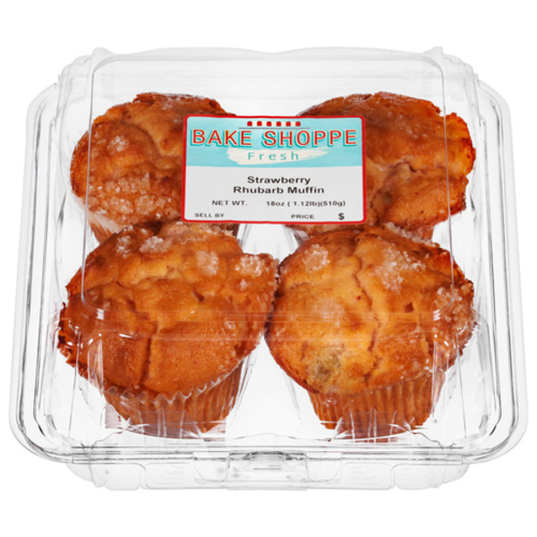 Breakfast Bakery Bake Shoppe Muffin, Strawberry Rhubarb hero