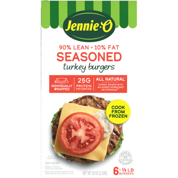 Frozen Meals Jennie-o Turkey Store Frozen Turkey Burger Seasoned hero