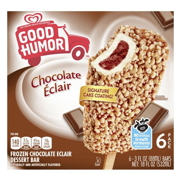 Ice Cream & Ice Good Humor Frozen Dairy Dessert Bars Chocolate Eclair hero