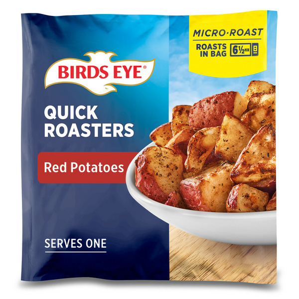 Prepared Meals Birds Eye Microwave Roasters Red Potatoes, Frozen Vegetable hero