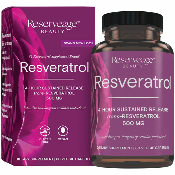 Antioxidants Reserveage Nutrition Rsv Resveratrol 500Mg Caps 60 hero