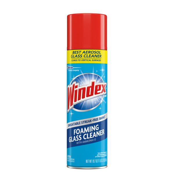 Cleaning Products Windex Foaming Glass Cleaner Aerosol hero