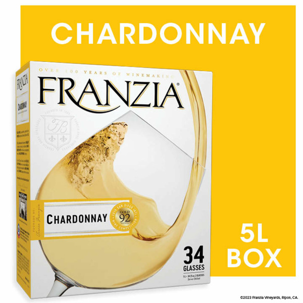 Boxed & Packaged Wine Franzia Chardonnay White Wine hero