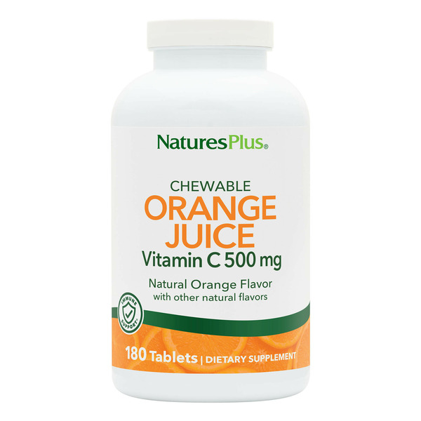 Vitamin C NaturesPlus Orange Juice Vitamin C 500 mg Chewables hero