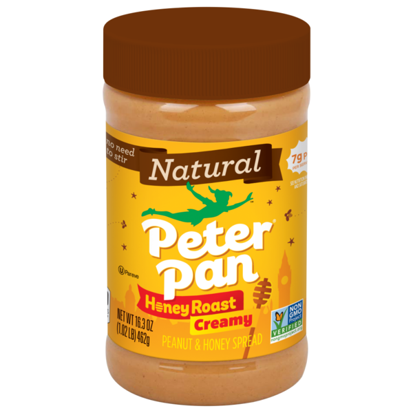 Spreads Peter Pan Natural Creamy Honey Roast Peanut Butter Spread hero