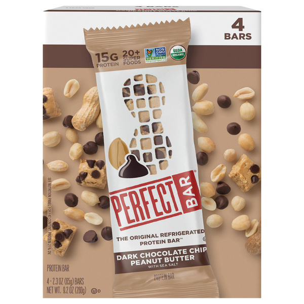 Perfect Snacks Dark Chocolate Chip Peanut Butter Protein Bar, Gluten-Free hero