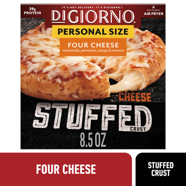 Frozen Pizza DiGiorno Cheese Stuffed Crust Four Cheese Frozen Pizza hero