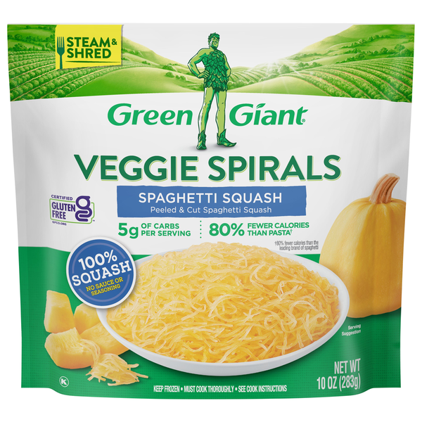 Frozen Produce Green Giant Veggie Spirals, Spaghetti Squash hero