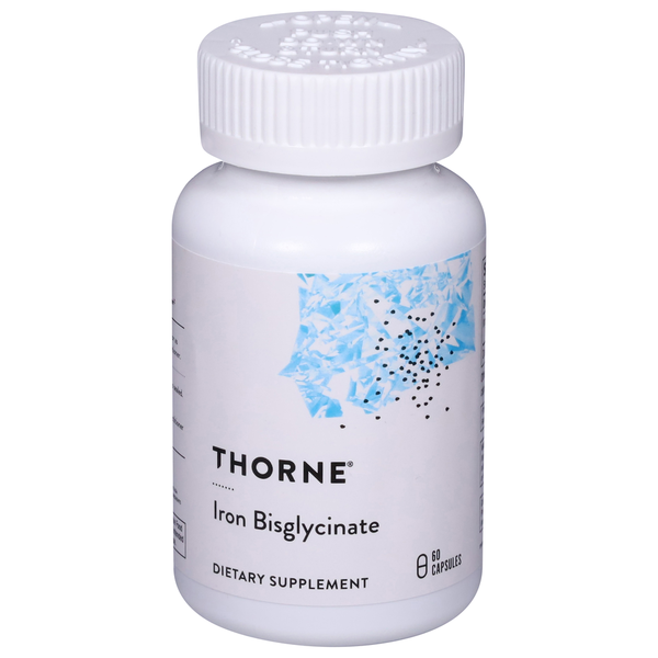 Vitamins & Supplements Thorne Iron Bisglycinate, Capsules hero