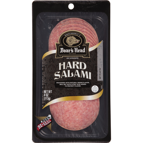 From Our Deli Counter Boar's Head Hard Salami hero