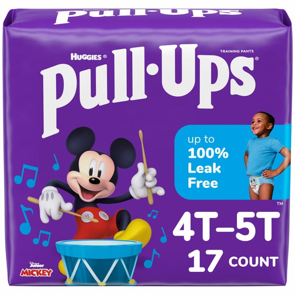 Diapers & Wipes Pull-Ups Boys' Potty Training Pants, 4T-5T (38-50 lbs) hero