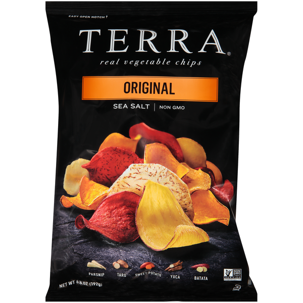 Chips & Pretzels TERRA Original Sea Salt Real Vegetable Chips hero