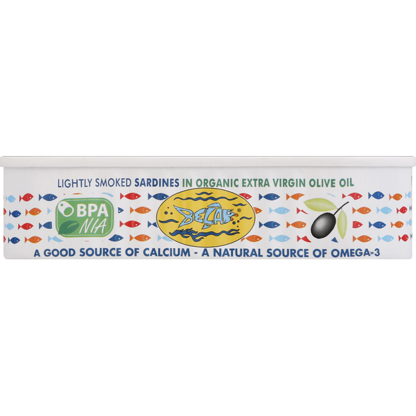 Canned Meat & Seafood BELA Sardines, in Organic Extra Virgin Olive Oil hero