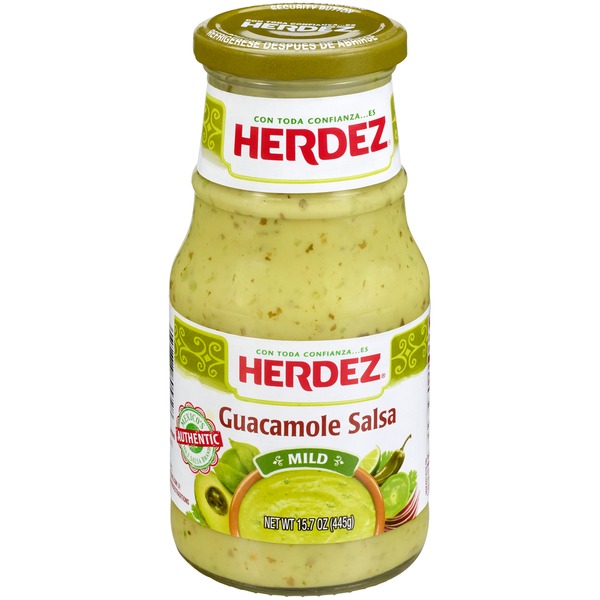 Pasta Sauce Herdez Guacamole Salsa Mild hero