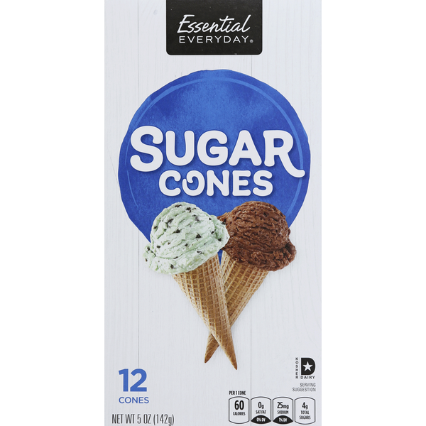 Ice Cream Toppings Essential Everyday Sugar Cones hero