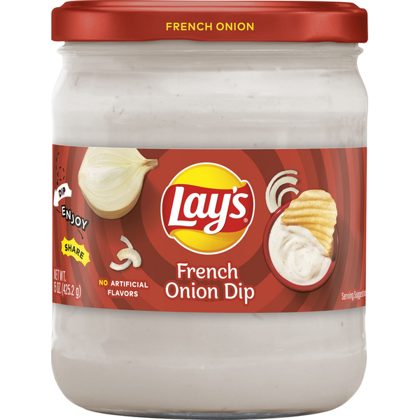 Fresh Dips , Salsa & Tapenades Lay's Dip, French Onion hero