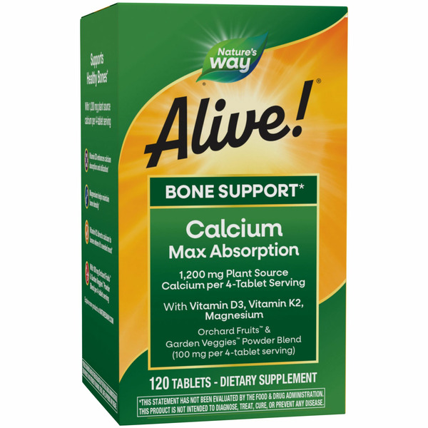 Calcium Nature's Way Alive!® Calcium Bone Support hero