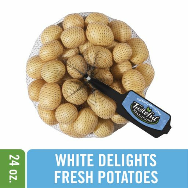 Fresh Vegetables Tasteful Selections White Delights Baby Potatoes hero