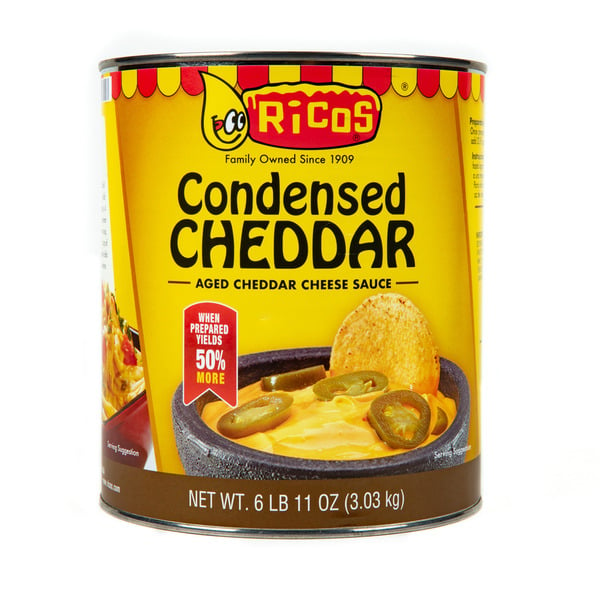 Preserved Dips & Spreads Ricos Condensed Cheddar Cheese Sauce hero