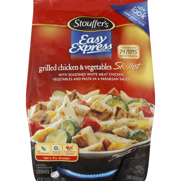 Frozen Meals Stouffer's Skillet, Grilled Chicken & Vegetables hero