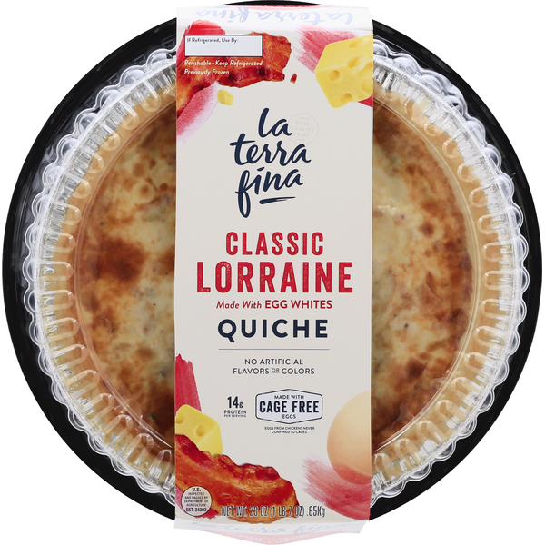 Frozen Meals La Terra Fina Quiche, Classic Lorraine hero