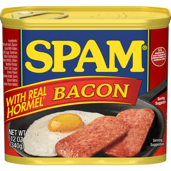 Canned Meat & Seafood SPAM With Real Hormel Bacon hero