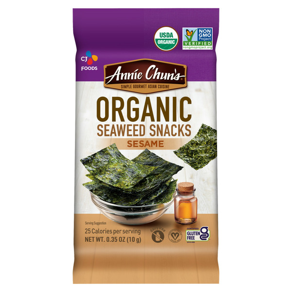 Chips & Pretzels Annie Chun's Organic Seaweed Sesame hero