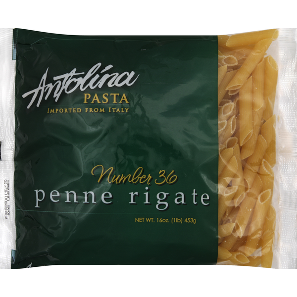 Dry Pasta Antolina Penne Rigate, Number 36 hero