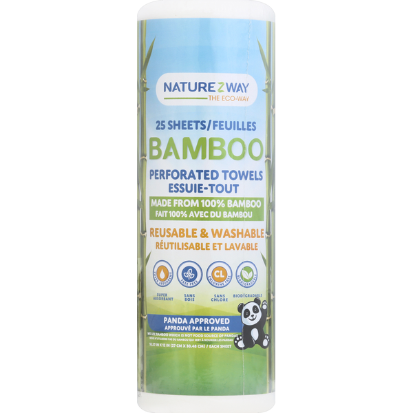 Paper Goods Naturezway Perforated Bamboo Towel hero