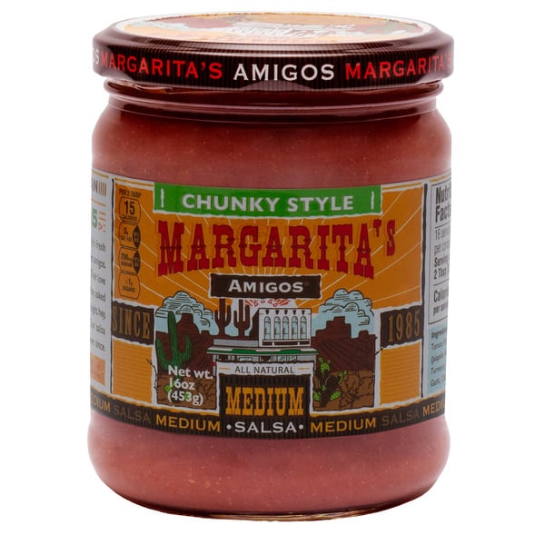 Preserved Dips & Spreads Margarita's Amigos Medium Chunky Style Salsa hero