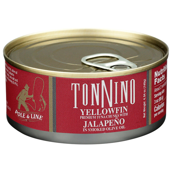 Canned Meat & Seafood Tonnino Tuna Smoked Jalopeno hero