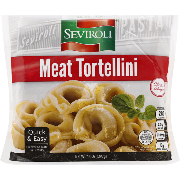 Frozen Meals Seviroli Tortellini, Meat, Classic Shape hero