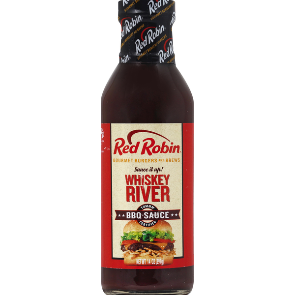 Condiments Red Robin BBQ Sauce, Whiskey River hero