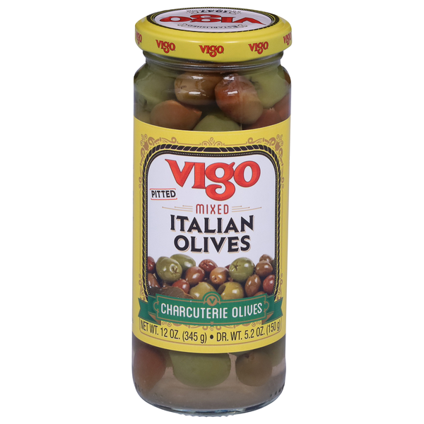 Vigo Olives, Italian, Mixed, Pitted hero