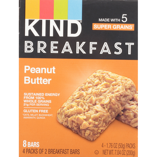 Breakfast Bars & Pastries KIND Peanut Butter hero