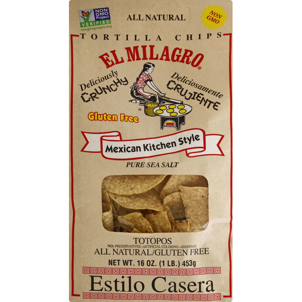 Chips & Pretzels El Milagro Tortilla Chips, Mexican Kitchen Style hero