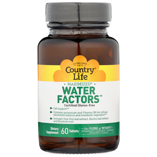 Multi-Vitamins Country Life Water Factors hero