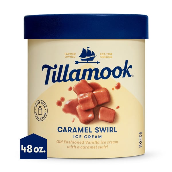 Ice Cream & Ice Tillamook Caramel Swirl Ice Cream hero