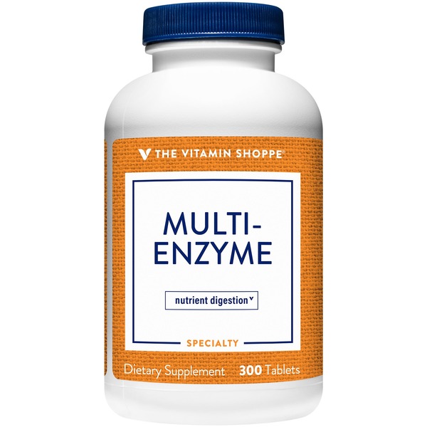 Other Supplements The Vitamin Shoppe Multi-Enzyme Digestive Formula (300 Tablets) hero