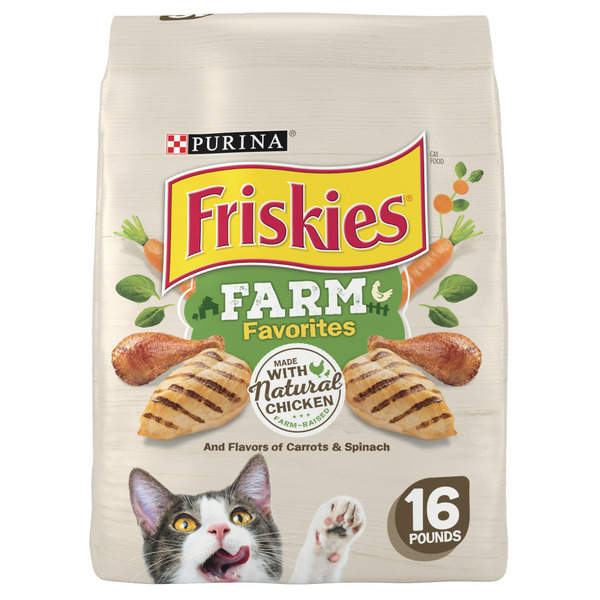 Purina Friskies Dry Cat Food, Farm Favorites With Chicken hero