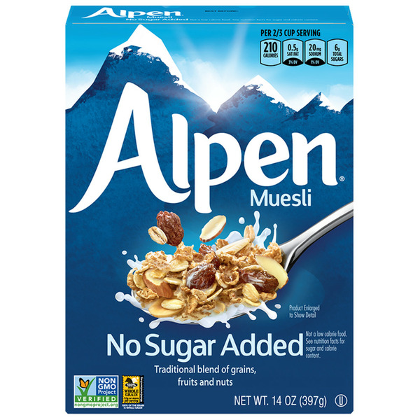 Cereal Alpen Swiss Style Muesli Cereal, Whole Grain, Non-GMO hero