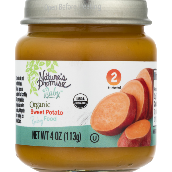 Baby Food & Formula Nature's Promise Baby Food, Organic, Sweet Potato, 2 (6+ Months) hero