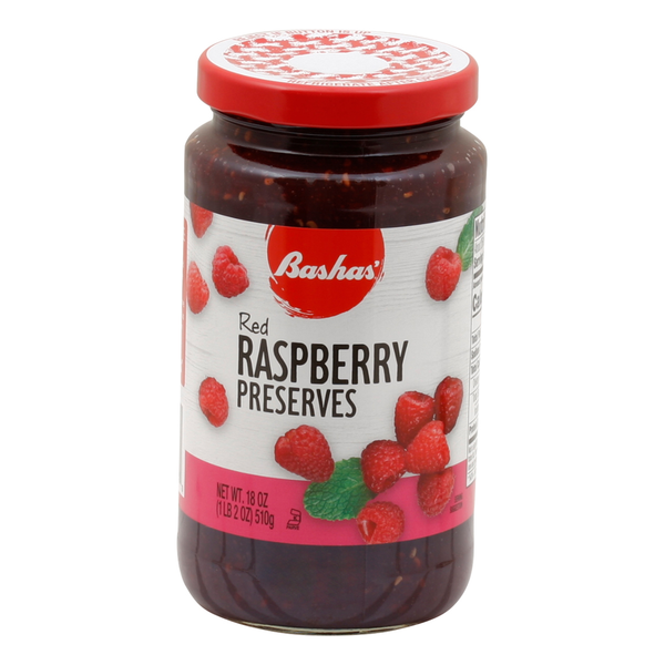 Spreads Bashas' Preserves, Raspberry, Red hero